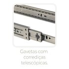 Cozinha Modulada Completa Sem Tampo 4 Peças 9 Portas 3 Gaveta