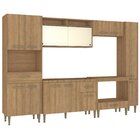 Cozinha Modulada Completa Sem Tampo 6 Peças Suprema 13 Portas
