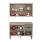 Cozinha Modulada Composição 9 Firenze 2 Peças - Demóbile