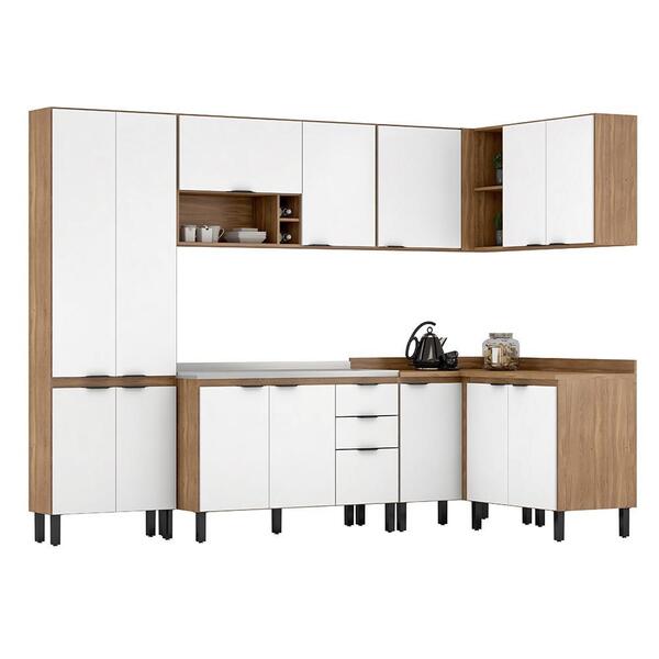 Cozinha Modulada Composição Fmt007 Firenze 7 Peças - Demóbile