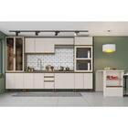 Cozinha Modulada Connect 6 Peças Com Ilha Gourmet - Móveis He