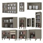 Cozinha Modulada Connect  Canto 11 Peças Henn