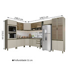 Cozinha Modulada Connect Combo 01 Henn