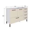 Cozinha Modulada De Canto 4 Peças Juruti Cabecasa Madeiraorig