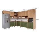 Cozinha Modulada De Canto Divina 10 Peças Com Torre Quente 1