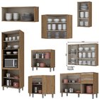 Cozinha Modulada De Canto Henn Integra 12 Peças Torre Quente