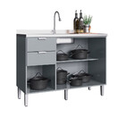 Cozinha Modulada Decibal Hera, Mdf, 5 Pçs Conj25