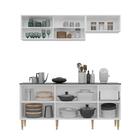 Cozinha Modulada Decor 3 Peças Trevalla 7 Portas 1 Gaveta