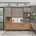 Cozinha Modulada Deseo Sem Tampo 4 Peças Mel /fendi