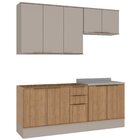 Cozinha Modulada Deseo Sem Tampo 4 Peças Mel/fendi