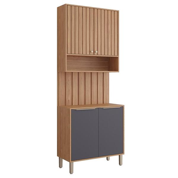 Cozinha Modulada Divina 3 Peças Com Armário Aéreo, Balcão 80c