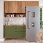 Cozinha Modulada Divina 3 Peças Com Balcão 120cm - Mgm