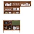 Cozinha Modulada Divina 3 Peças Com Balcão 120cm - Mgm