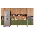 Cozinha Modulada Divina 9 Peças Com Torre Quente 1 Forno E Pa