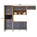 Cozinha Modulada Eloise 4 Peças Com Torre Quente 1 Forno - Mgm