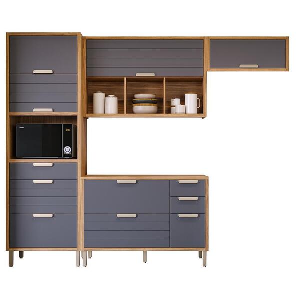 Cozinha Modulada Eloise 4 Peças Com Torre Quente 1 Forno - Mgm