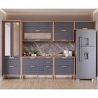 Cozinha Modulada Eloise 6 Peças Com Cristaleira - Mgm