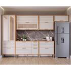 Cozinha Modulada Eloise 6 Peças Com Cristaleira - Mgm