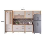 Cozinha Modulada Eloise 6 Peças Com Cristaleira - Mgm
