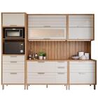 Cozinha Modulada Eloise 6 Peças Com Torre Quente 2 Fornos E P