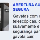 Cozinha Modulada Em Aço 5 Peças 11 Portas Sendo 2 De Vidro 2