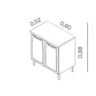Cozinha Modulada Em Aço 5 Peças 12 Portas 2 Gavetas New Premi