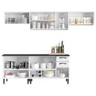 Cozinha Modulada Em Aço 5 Peças 12 Portas 2 Gavetas New Premi
