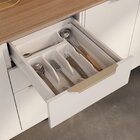 Cozinha Modulada Em Aço 5 Peças 14 Portas 2 Gavetas Paneleiro