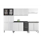 Cozinha Modulada Em Aço 5 Peças 15 Portas 2 Gavetas Balcão P/