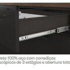 Cozinha Modulada Em Aço 5 Peças 7 Portas 6 Gavetas Paneleiro
