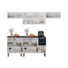 Cozinha Modulada Em Aço 6 Peças 10 Portas 2 Gavetas Nicho For