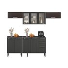 Cozinha Modulada Em Aço 6 Peças 10 Portas 2 Gavetas Nicho For