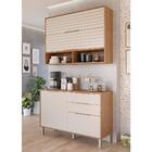 Cozinha Modulada Esplêndida 2 Peças Com Armário Aéreo E Balcã