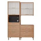 Cozinha Modulada Estela 3 Peças Com Torre Quente 1 Forno - Mgm