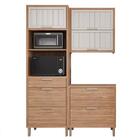 Cozinha Modulada Estela 3 Peças Com Torre Quente 2 Fornos - M