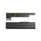 Cozinha Modulada Etna 06 Grafite - Poliman