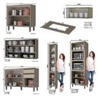 Cozinha Modulada Évelin 7 Peças - Móveis Henn