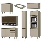 Cozinha Modulada Évelin 7 Peças - Móveis Henn