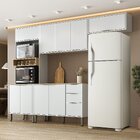 Cozinha Modulada Glória 5 Peças Com Aéreo 1200 3 Portas, Tamp