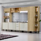 Cozinha Modulada Glória 6 Peças Com Paneleiro E Torre 2 Forno