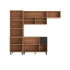 Cozinha Modulada Havana 04 Peças Com 09 Portas E 02 Gavetas R