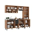 Cozinha Modulada Havana 05 Peças Com Cristaleira 11 Portas E