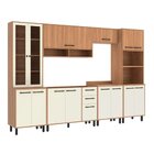 Cozinha Modulada Havana 06 Peças Com Cristaleira 15 Portas E