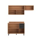 Cozinha Modulada Havana 3 Peças Com Tampo 5 Portas E 2 Gaveta