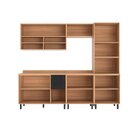 Cozinha Modulada Havana 5 Peças Com Tampo 11 Portas E 2 Gavet