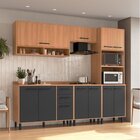 Cozinha Modulada Havana 5 Peças Com Tampo 11 Portas E 2 Gavet