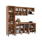 Cozinha Modulada Havana 5 Peças Com Tampo E Paneleiro 09 Port