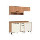 Cozinha Modulada Havana Com Tampo 07 Portas E 2 Gavetas Rover