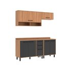 Cozinha Modulada Havana Com Tampo 07 Portas E 2 Gavetas Rover