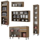 Cozinha Modulada Henn Integra 05 Peças Torre Quente 10 Portas